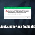 How to fix hpsaapplauncher exe application error in windows