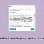 How to fix hresult 0x8002802b error in microsoft word or excel copy
