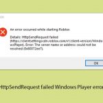 How to fix httpsendrequest failed windows player error in roblox copy