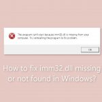 How to fix imm32 dll missing or not found in windows