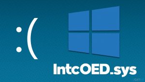 How to fix intcoed sys blue screen in windows