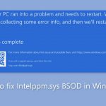 How to fix intelppm sys bsod in windows