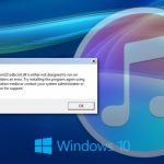 How to fix itunes exe bad image error on windows