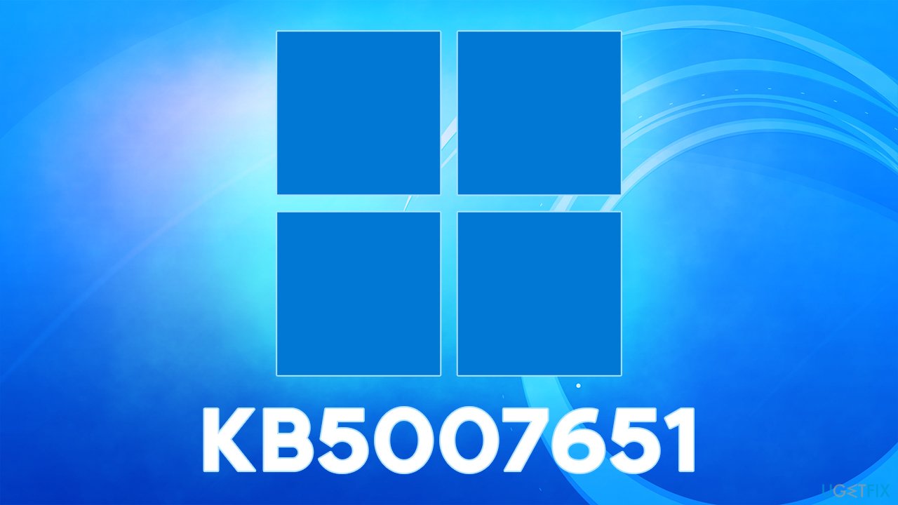 How to fix KB5007651 fails to install on Windows?