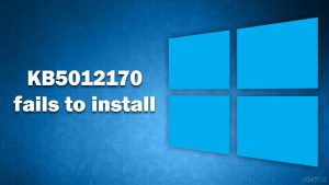 How to fix kb5012170 fails to install on windows