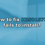 How to fix kb5015730 fails to install