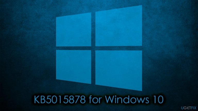 How to fix KB5015878 fails to install on Windows 10?