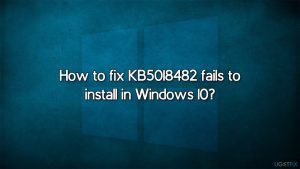 How to fix kb5018482 fails to install in windows