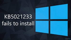 How to fix kb5021233 fails to install in windows