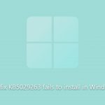 How to fix kb5029263 fails to install in windows