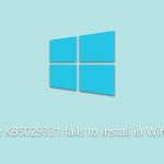 How to fix kb5029331 fails to install in windows