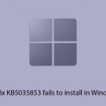 How to fix kb5035853 fails to install in windows 11 copy