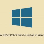 How to fix kb5036979 fails to install in windows 10 copy