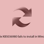 How to fix kb5036980 fails to install in windows 11 copy