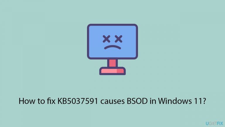 How to fix KB5037591 causes BSOD in Windows 11?