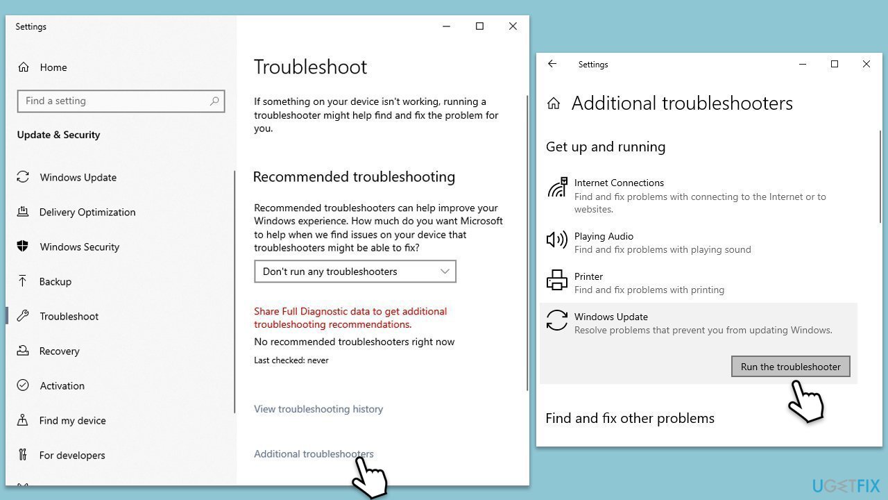 How to fix kb5037768 fails to install in windows 10 run troubleshooter copy