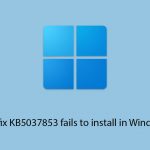 How to fix kb5037853 fails to install in windows 11 copy