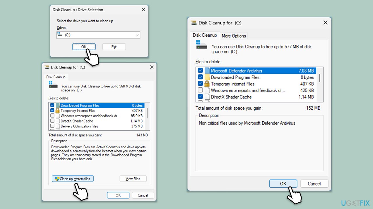 How to fix kb5039217 fails to install in windows disk cleanup