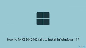 How to fix kb5040442 fails to install in windows 11 copy