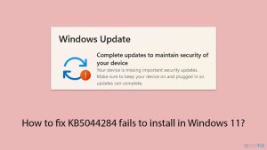 How to fix kb5044284 fails to install in windows 11 copy
