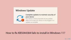 How to fix kb5044384 fails to install in windows 11 copy