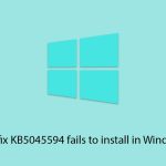 How to fix kb5045594 fails to install in windows 10 copy