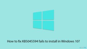 How to fix kb5045594 fails to install in windows 10 copy