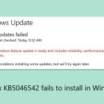 How to fix kb5046542 fails to install in windows