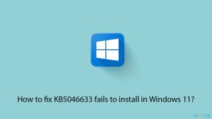 How to fix kb5046633 fails to install in windows 11 copy