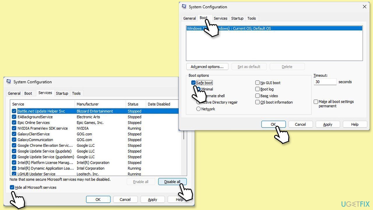 How to fix kb5046732 fails to install in windows 11 run clean boot