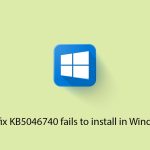 How to fix kb5046740 fails to install in windows 11 copy