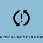 How to fix kb5048667 fails to install in windows 10 copy
