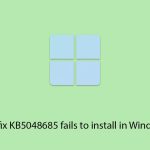 How to fix kb5048685 fails to install in windows 11 copy