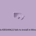 How to fix kb5049622 fails to install in windows 11 copy
