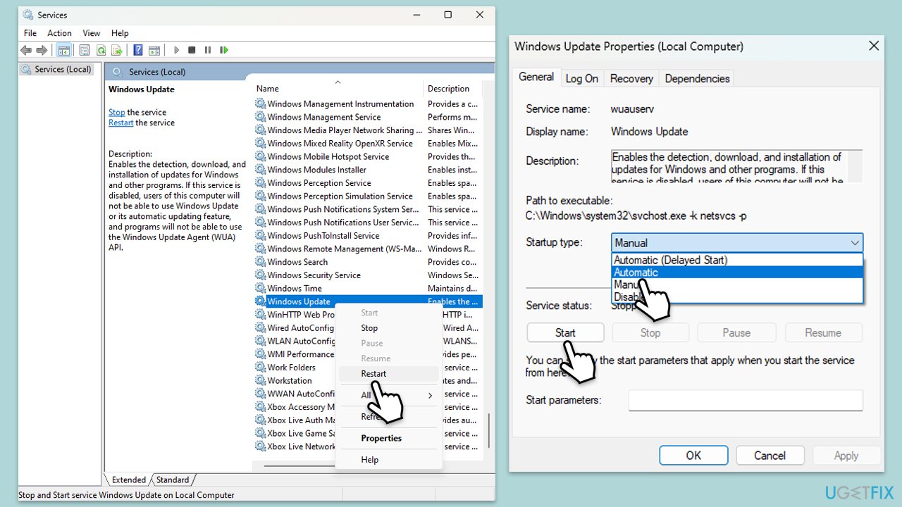 How to fix kb5050009 fails to install in windows 11 run services copy