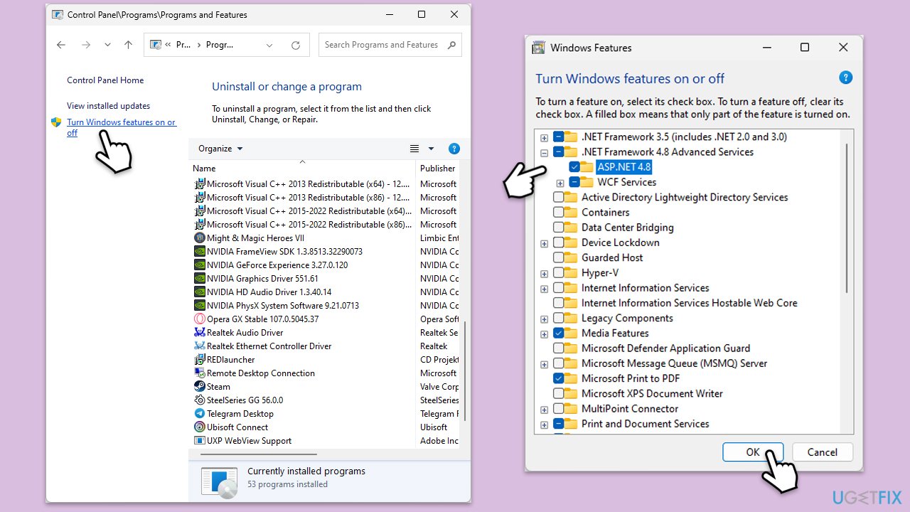 How to fix kb5050577 fails to install in windows 11 enable net framework components copy