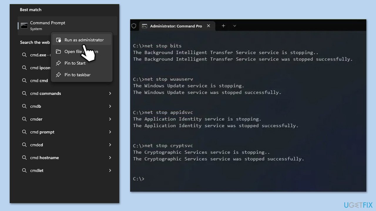 How to fix kb5053598 fails to install in windows 11 reset windows update components