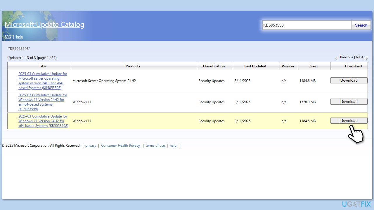 How to fix kb5053598 fails to install in windows 11 update manually
