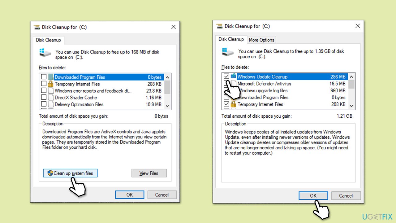How to fix kb5055518 fails to install in windows 10 disk cleanup