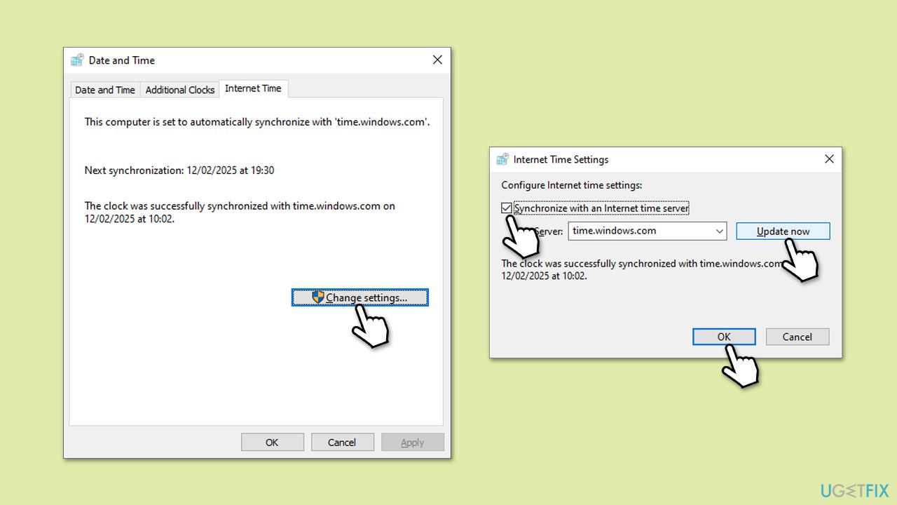 How to fix kb5055612 fails to install in windows 10 synchronize date and time How to fix kb5055612 fails to install in windows 10 synchronize date and time