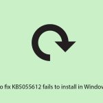How to fix kb5055612 fails to install in windows 11 copy