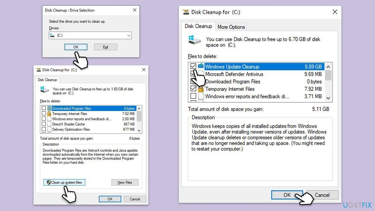 How to fix kb5057056 fails to install in windows 10 disk cleanup copy