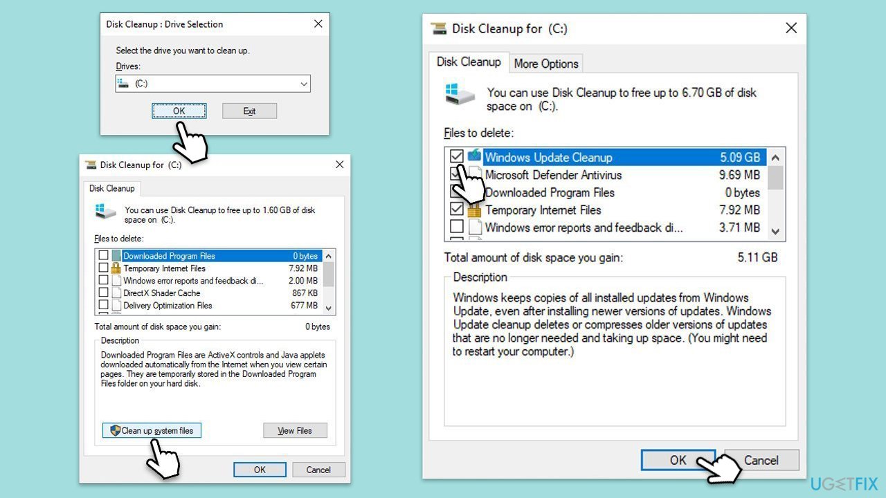 How to fix kb5058481 fails to install in windows 10 disk cleanup