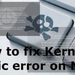How to fix kernel panic error on mac