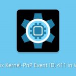 How to fix kernel pnp event id 411 in windows