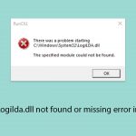 How to fix logilda dll not found or missing error in windows copy