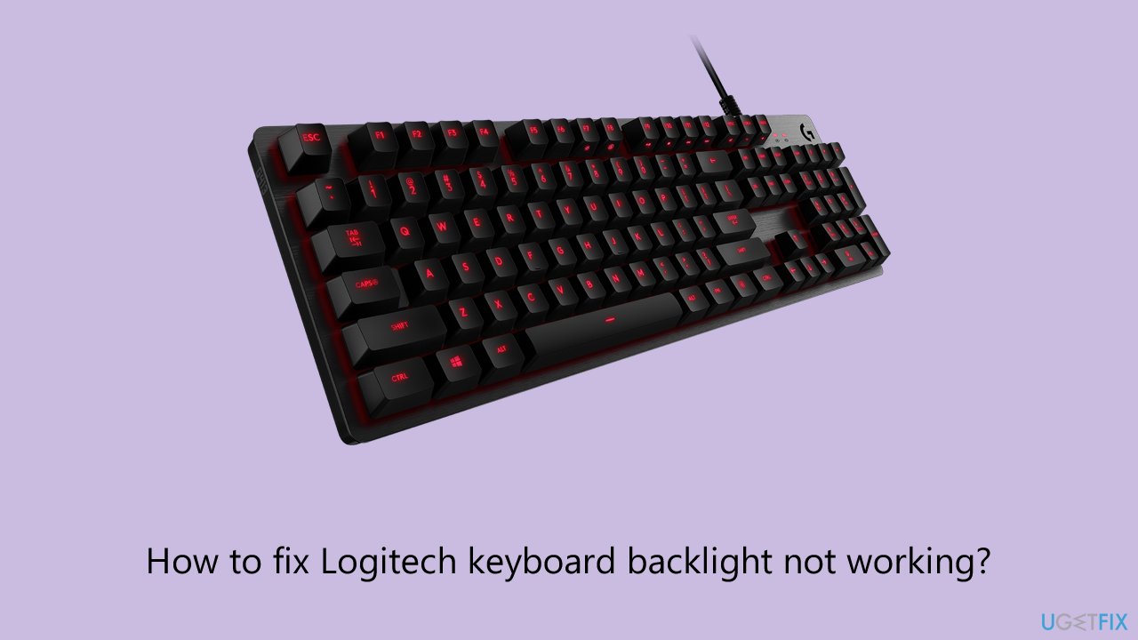 How to fix logitech keyboard backlight not working How to fix logitech keyboard backlight not working