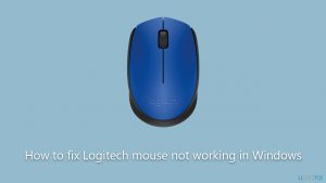 How to fix logitech mouse not working in windows