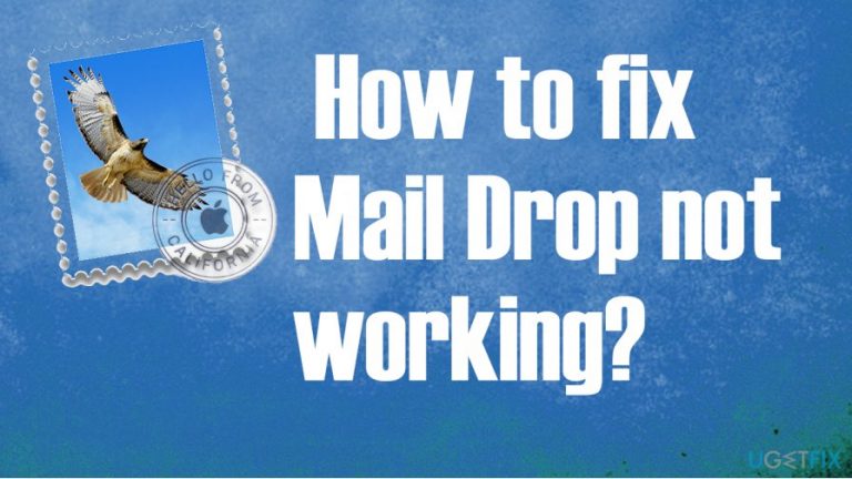 How to fix Mail Drop not working?