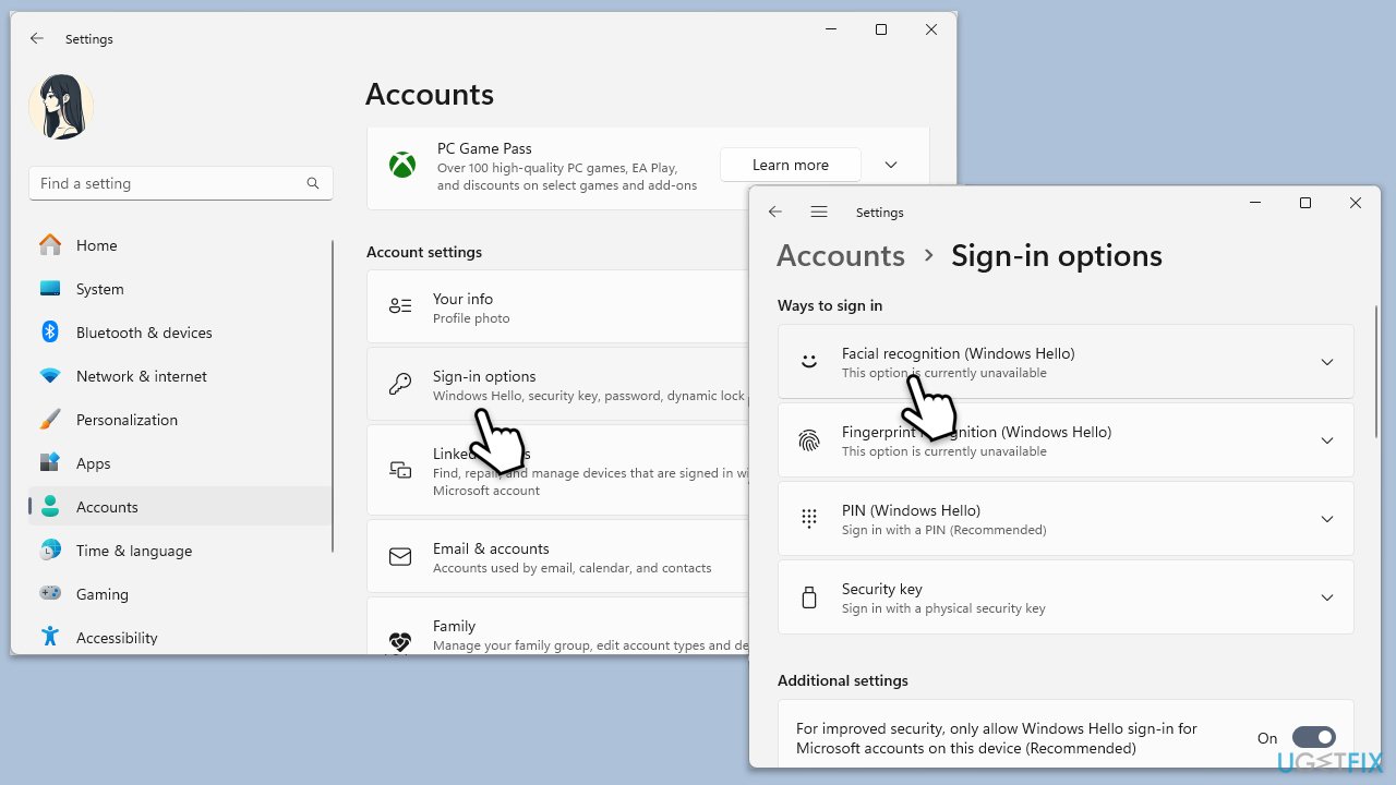 How to fix make sure your face is centered in the frame issue when setting up facial recognition in windows reset facial recognition settings copy